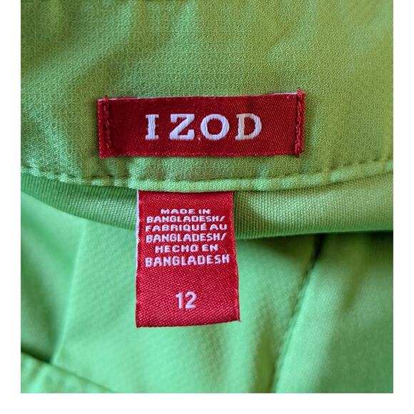 IZOD Perform Cool-FX Microfiber Green Golf Skort - 12 - Picture 3 of 7